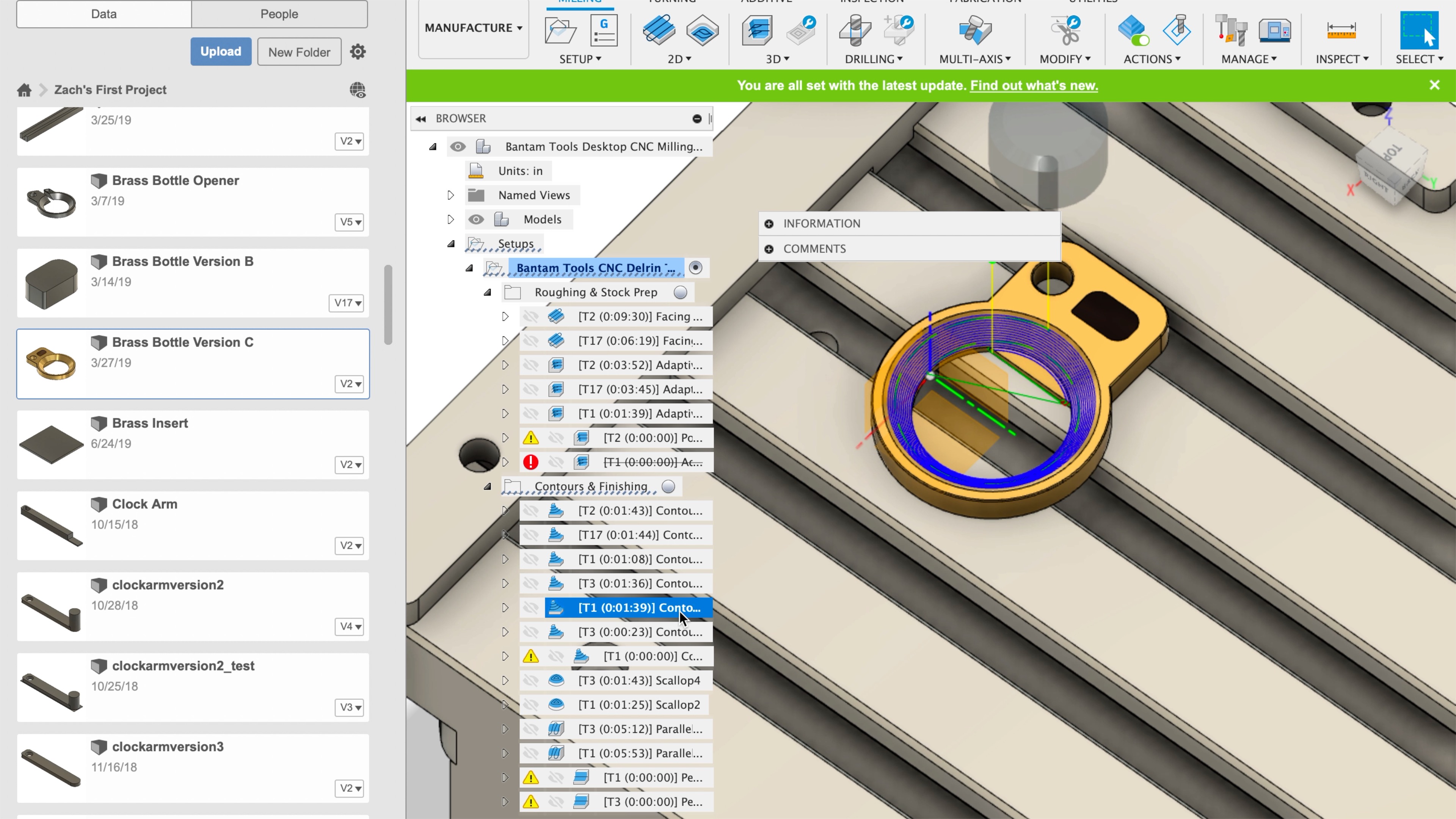 Changes in Fusion 360: Problem with generating paths for CNC